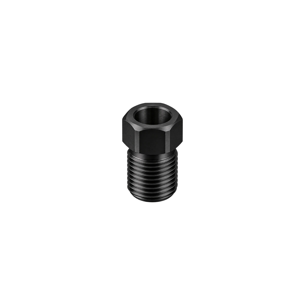 Titanium Brake Hose Bolt M8 Fine for SRAM Road — Black