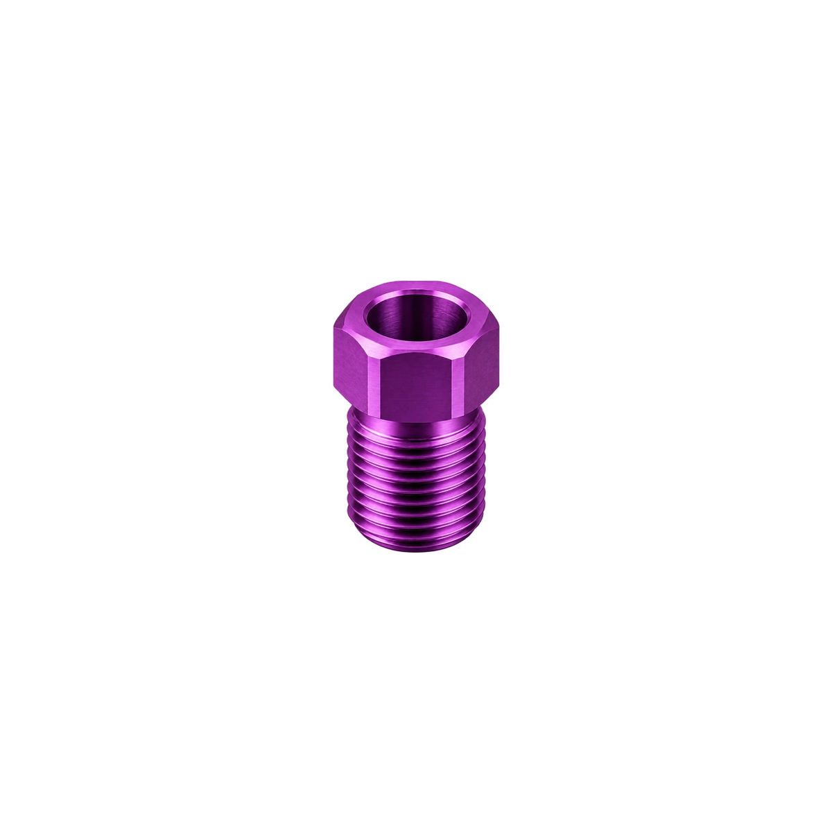 Titanium Brake Hose Bolt M8 Fine for SRAM Road — Purple