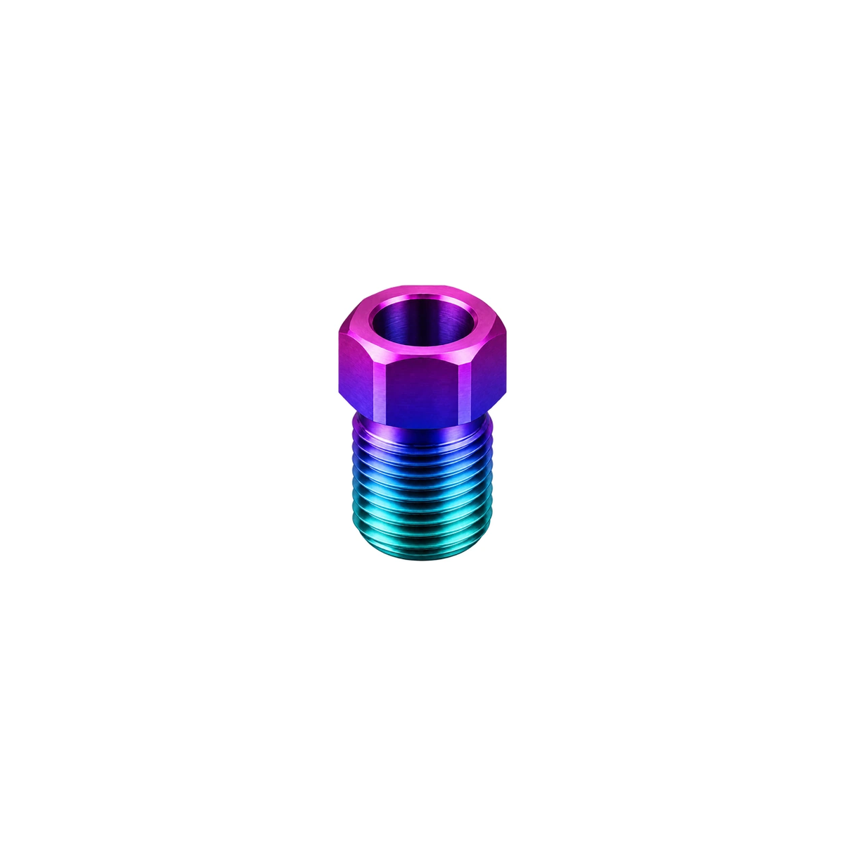 Titanium Brake Hose Bolt M8 Fine for SRAM Road — Candy Gloss