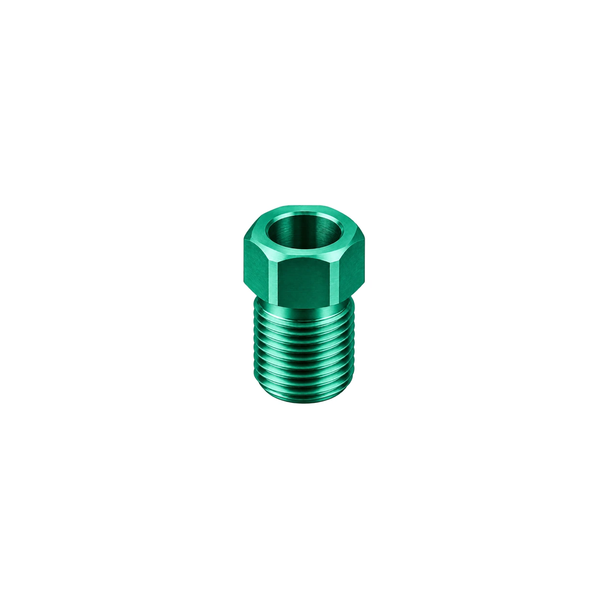 Titanium Brake Hose Bolt M8 Fine for SRAM Road — Green