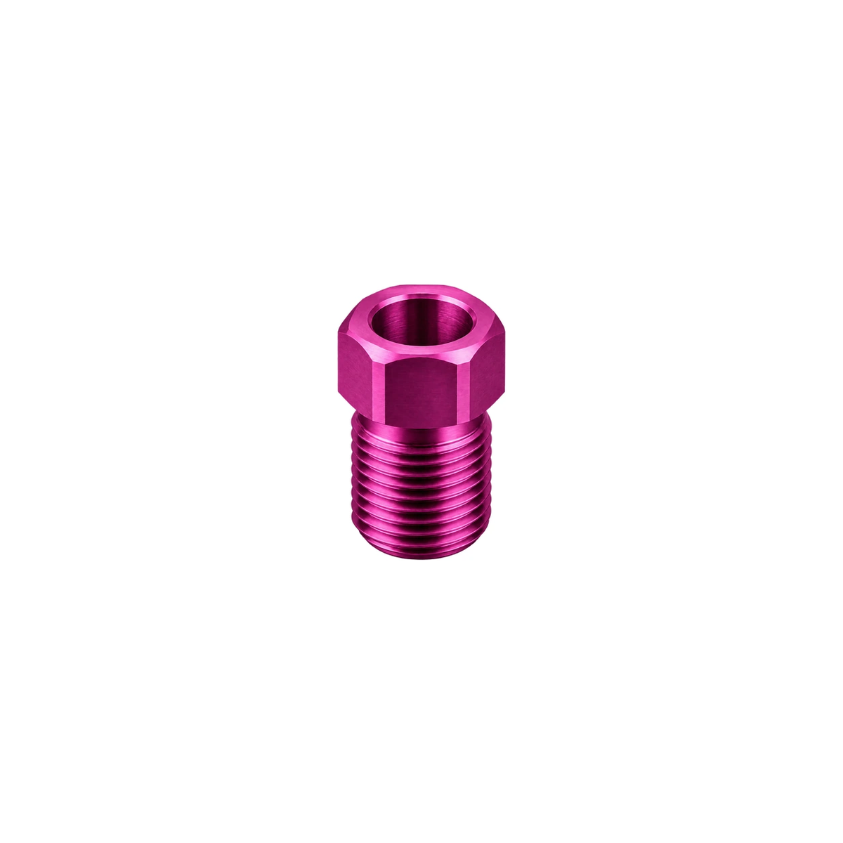 Titanium Brake Hose Bolt M8 Fine for SRAM Road — Magenta