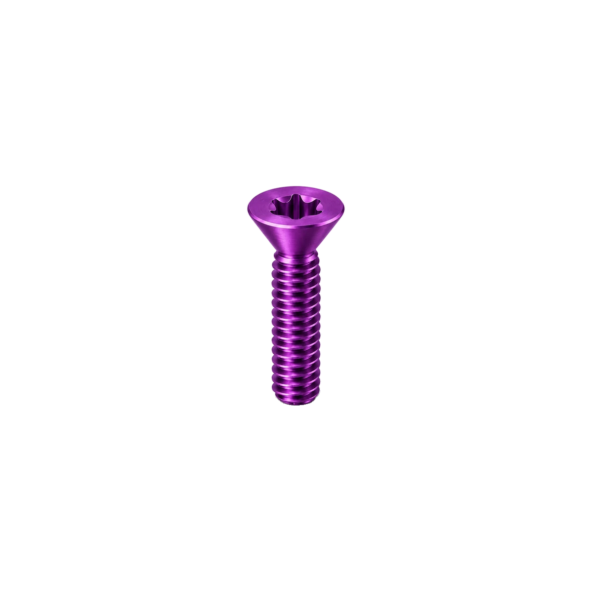 M6 Titanium Headset Top Cap Bolt — Purple