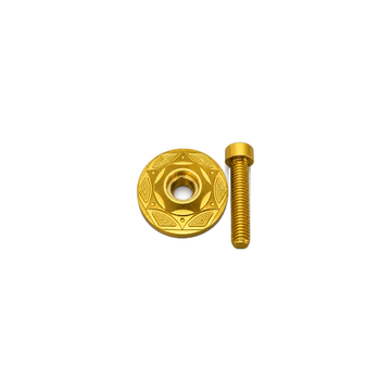 Titanium Stem Top Cap Bolt (32mm) — Gold