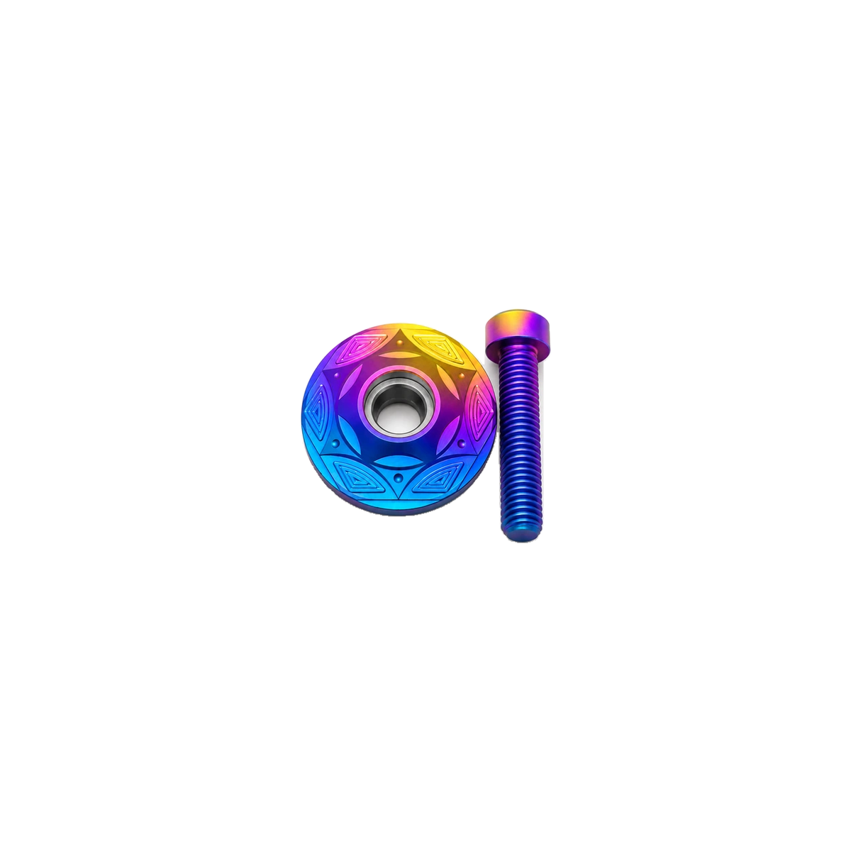 Titanium Stem Top Cap Bolt (32mm) — Candy Gloss