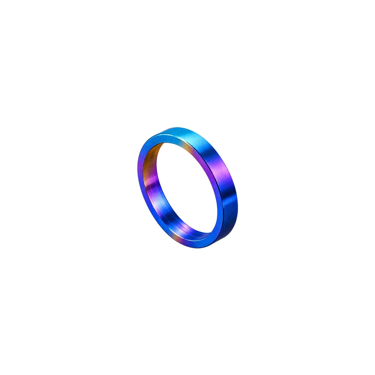 Titanium Headset Spacer (5mm) — Burnt Blue