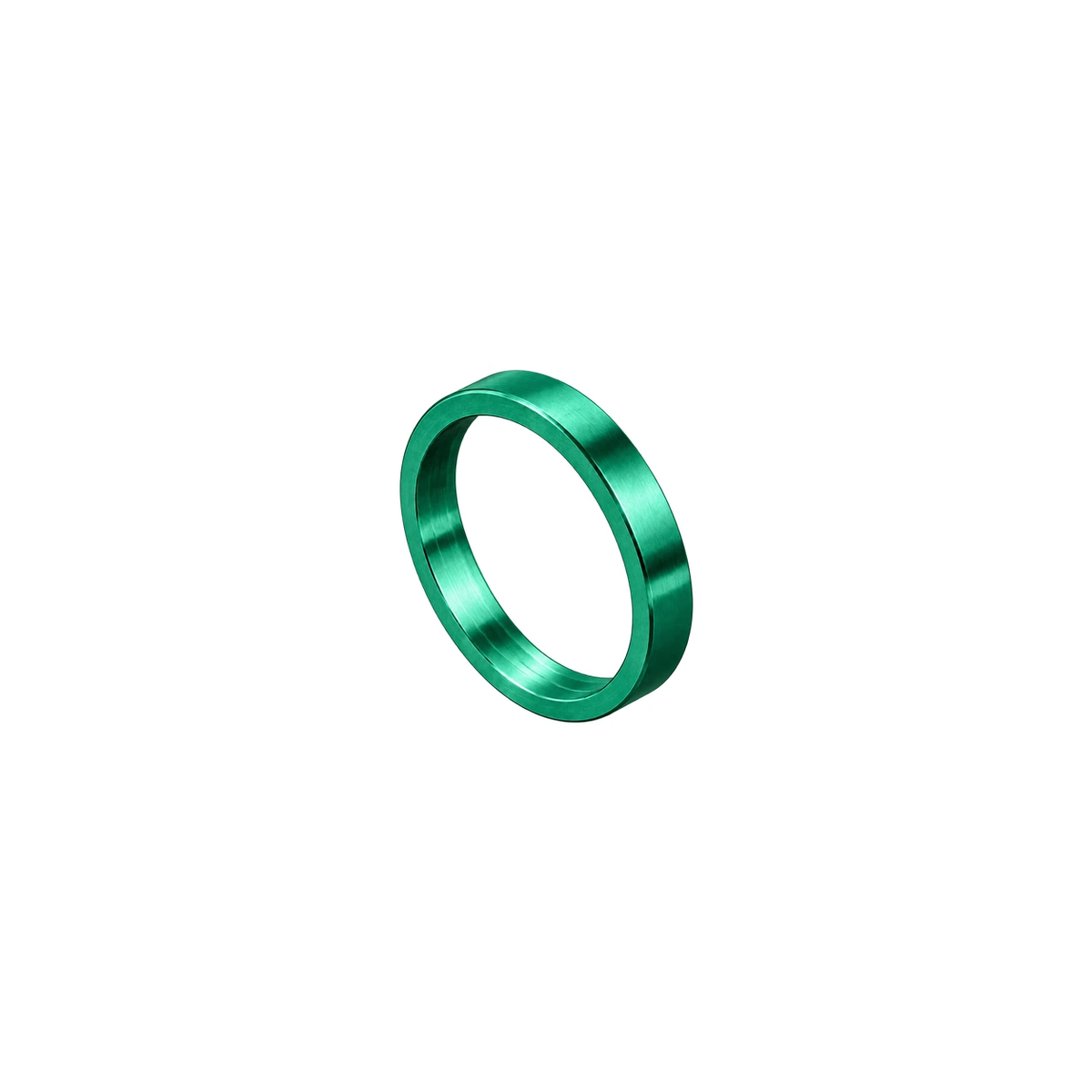 Titanium Headset Spacer (5mm) — Green
