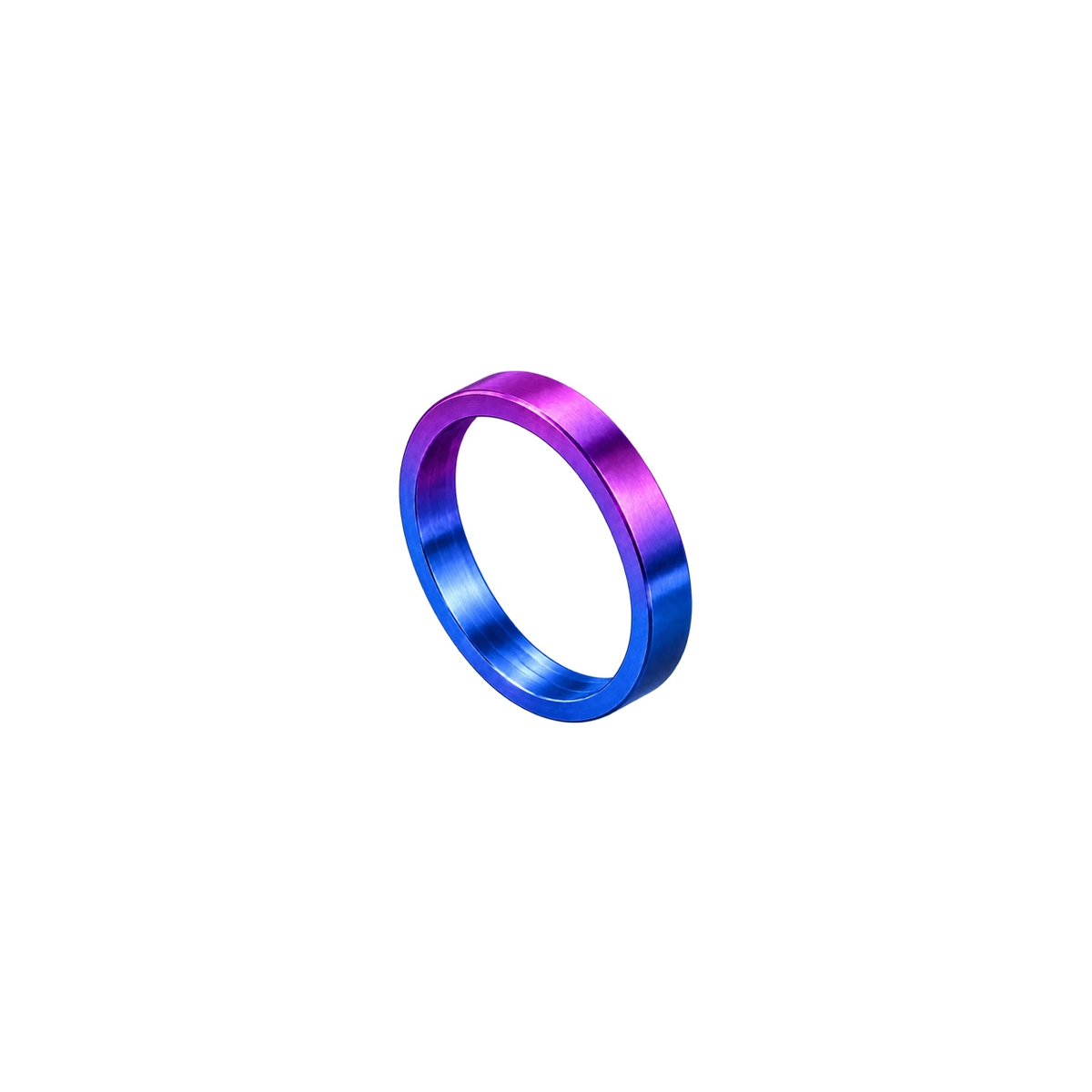 Titanium Headset Spacer (5mm) — Blue Purple