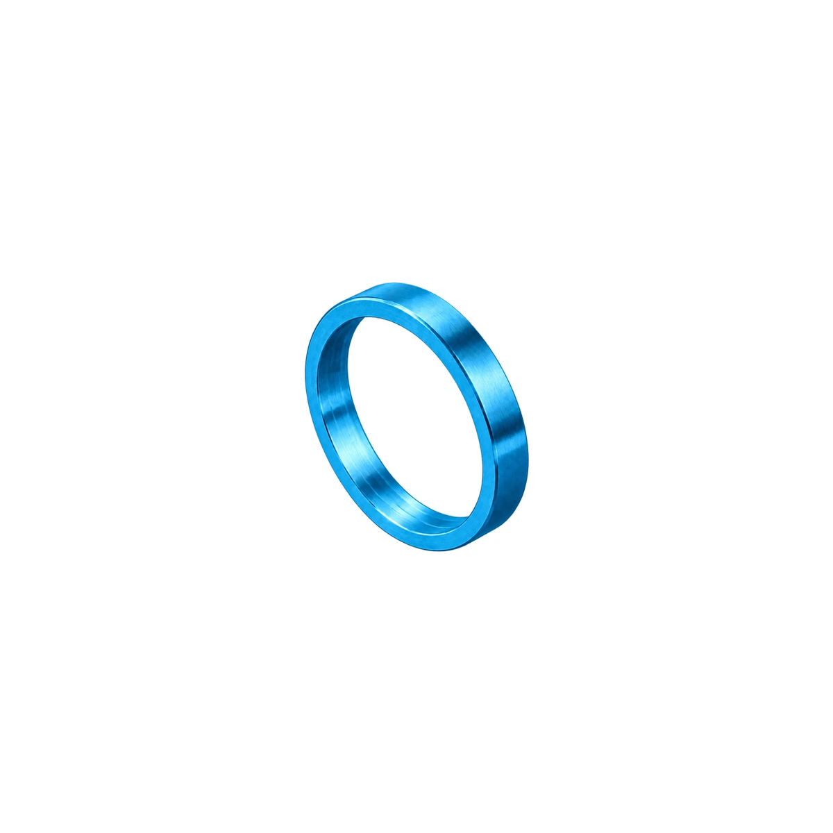 Titanium Headset Spacer (5mm) — Aqua Blue