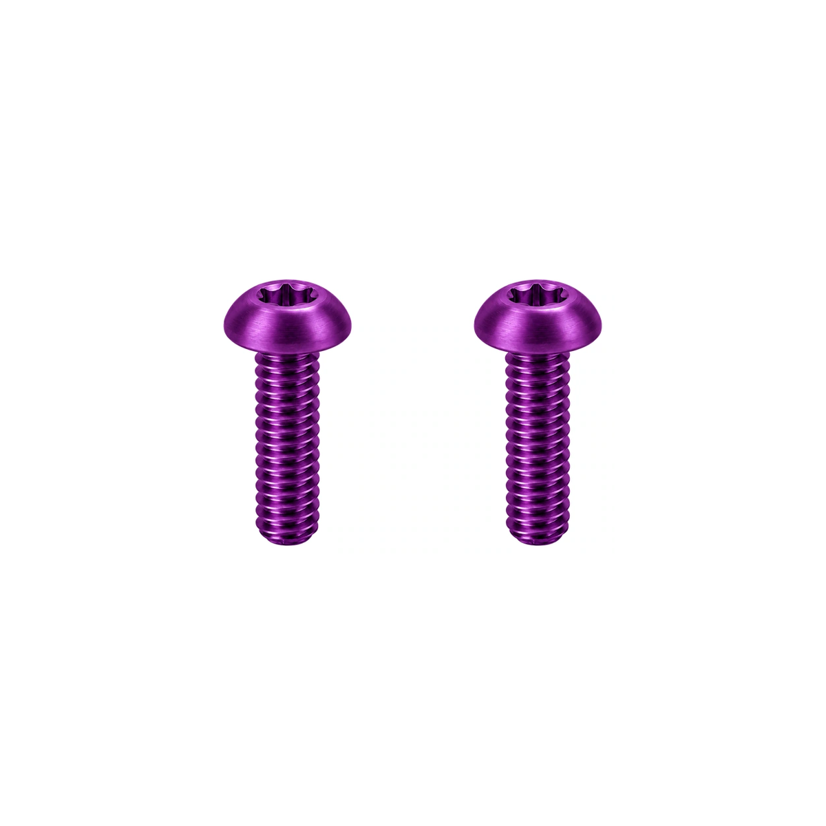 M5 Titanium Bottle Cage Bolt Set (12mm) — Purple