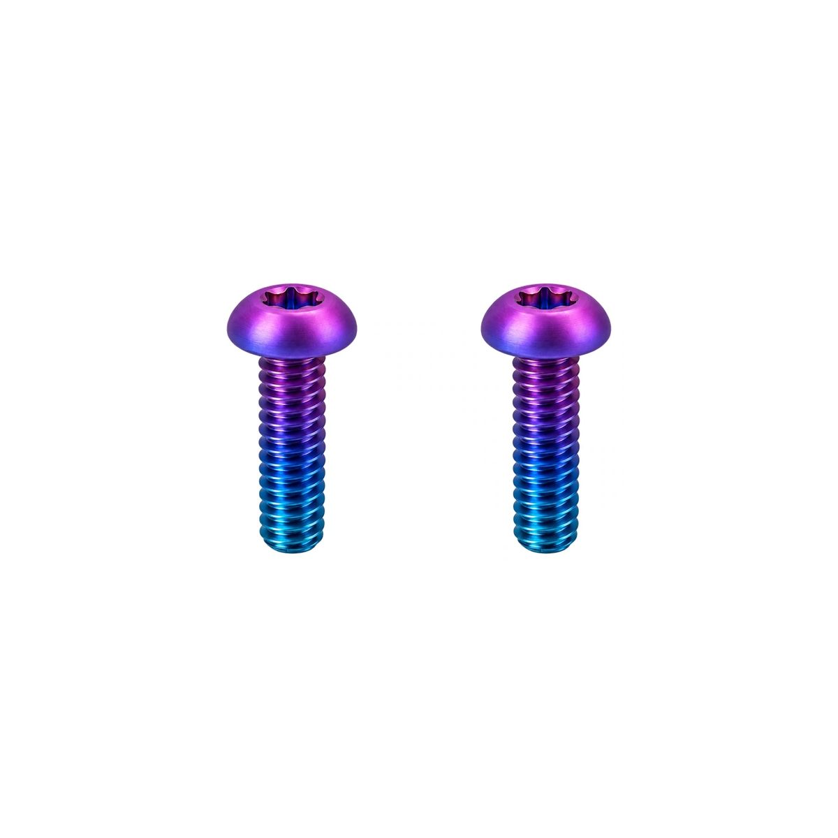 M5 Titanium Bottle Cage Bolt Set (12mm) — Candy Matte