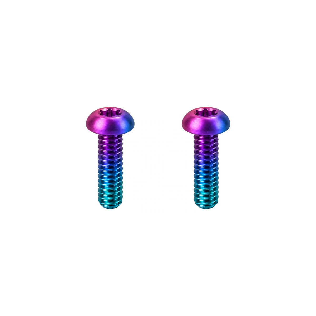 M5 Titanium Bottle Cage Bolt Set (12mm) — Candy Gloss