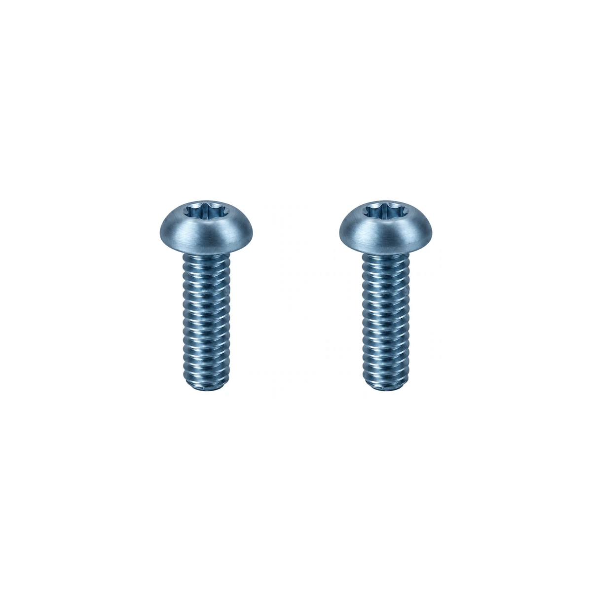M5 Titanium Bottle Cage Bolt Set (12mm) — Ice Blue