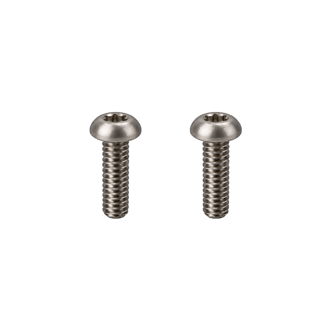 M5 Titanium Bottle Cage Bolt Set (12mm) — Raw Titanium