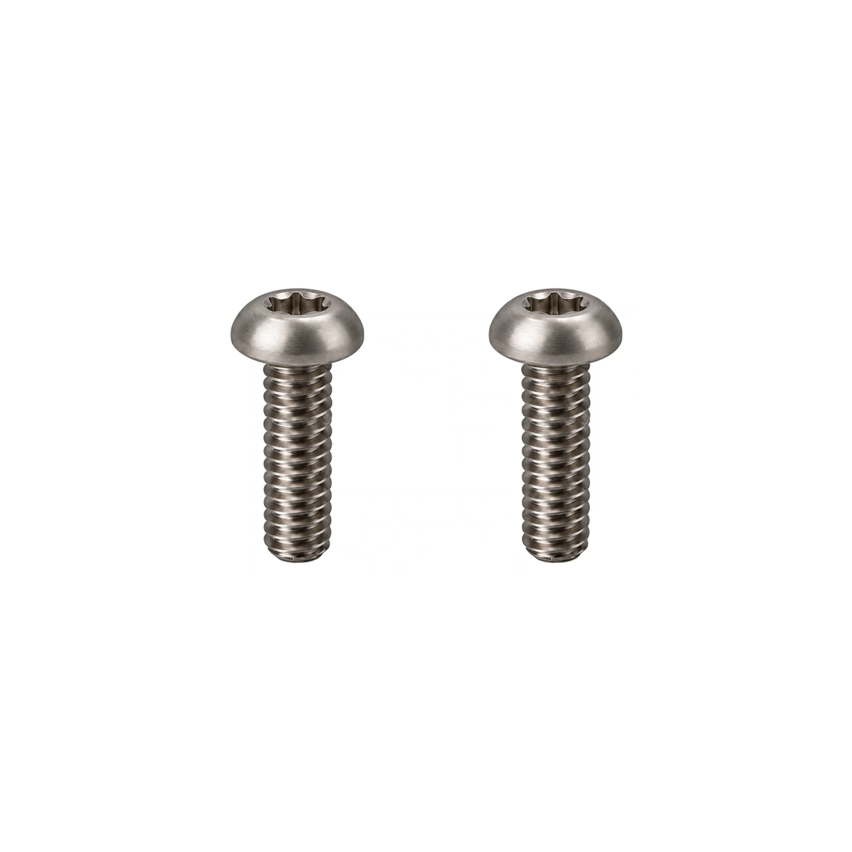 M5 Titanium Bottle Cage Bolt Set (12mm) — Raw Titanium