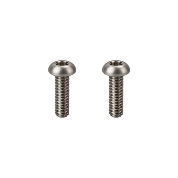 M5 Titanium Bottle Cage Bolt Set (12mm) — Raw Titanium
