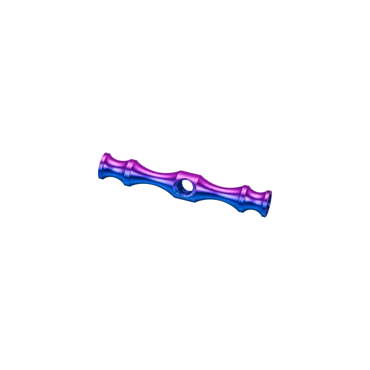 Titanium Saddle Clamp Yoke (M5) — Blue Purple