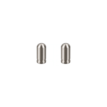 Titanium Valve Caps — Raw Titanium