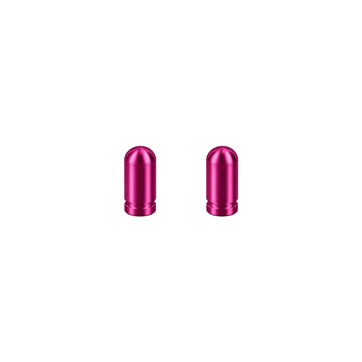 Titanium Valve Caps — Magenta