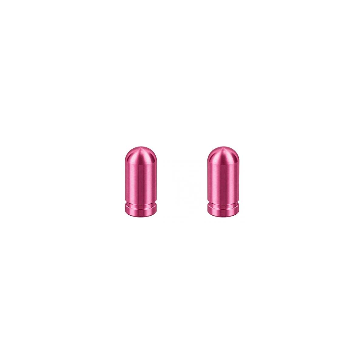 Titanium Valve Caps — Champagne Pink