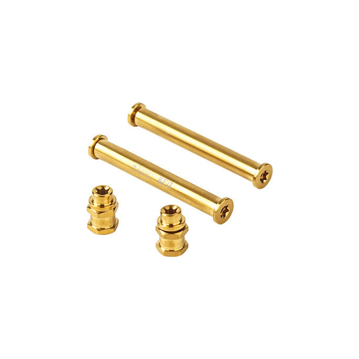 Chaser titanium cleat-retention hardware pair for LOOK KEO 2 Max pedals