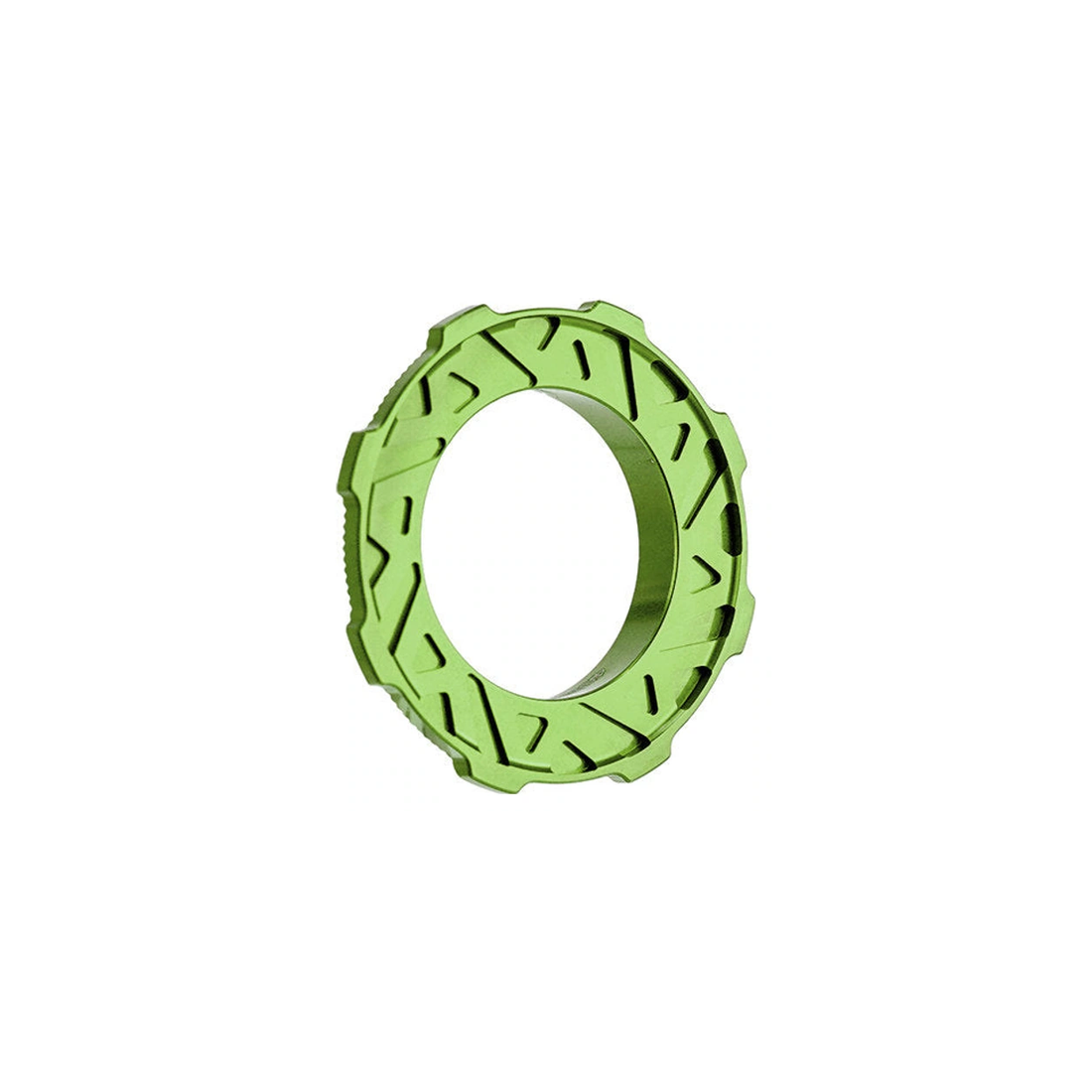 Chaser Center Lock Rotor Lockring – Internal / External Spline — Green