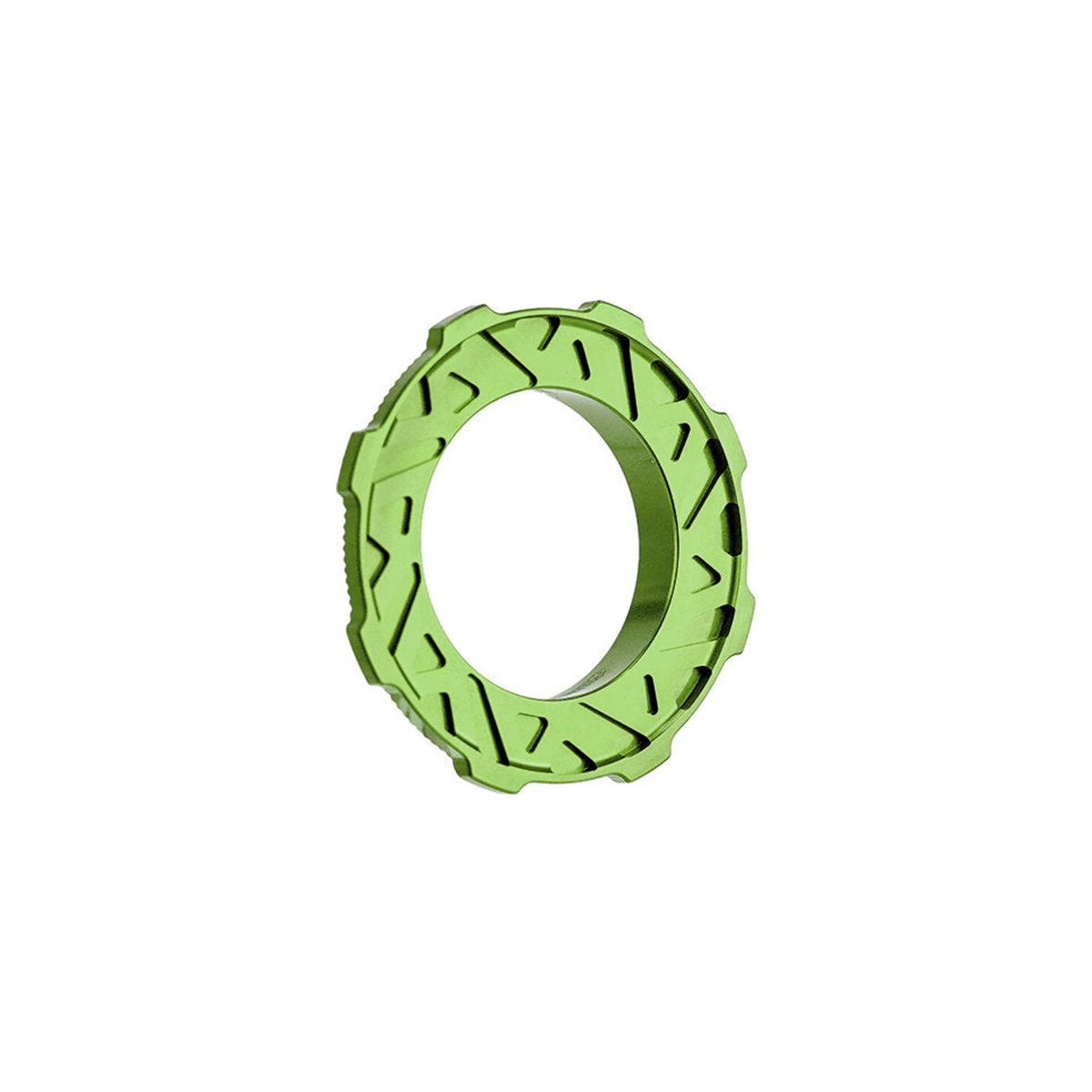 Chaser Center Lock Rotor Lockring – Internal / External Spline — Green