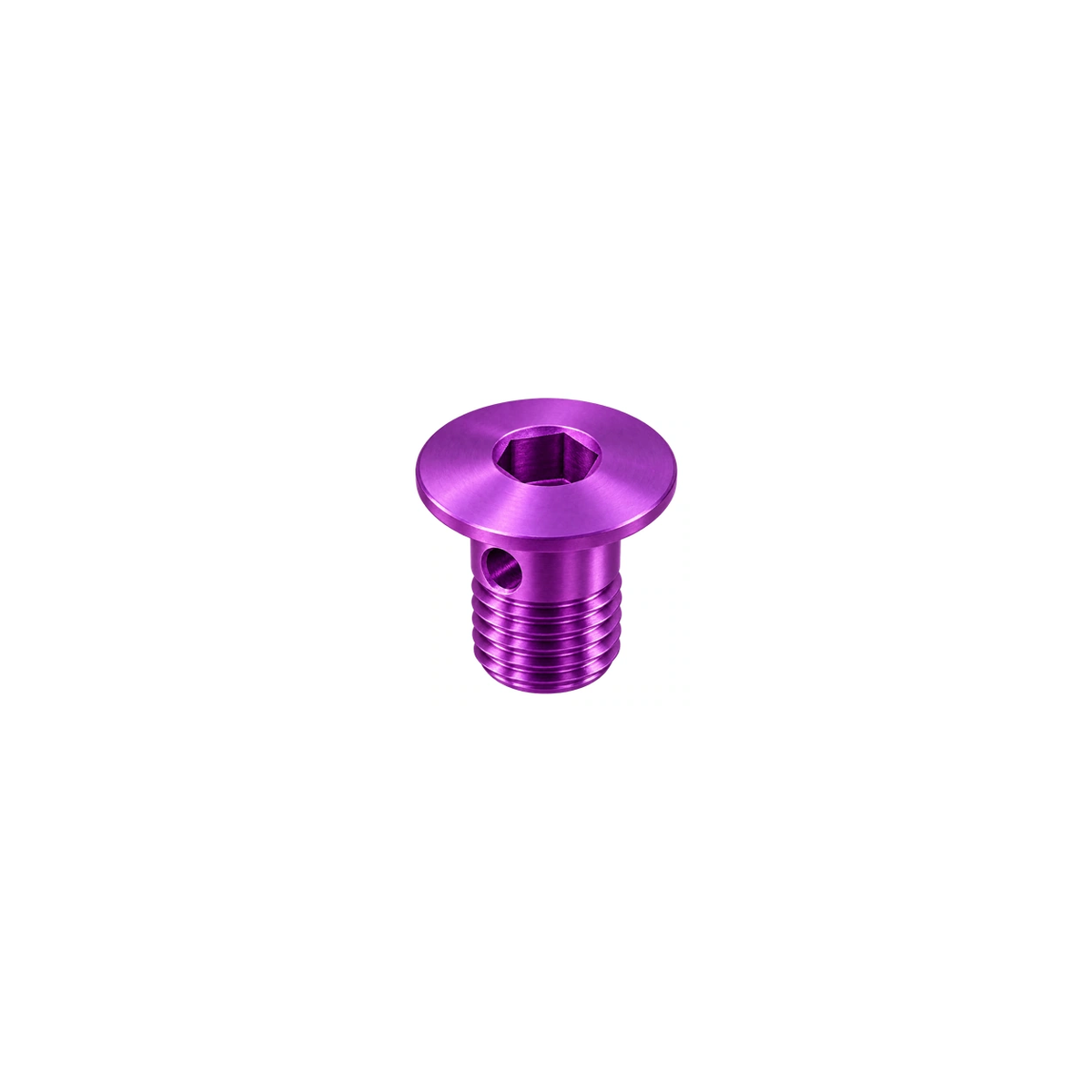 Titanium Shimano R9270 Bleed Boss Cap — Purple