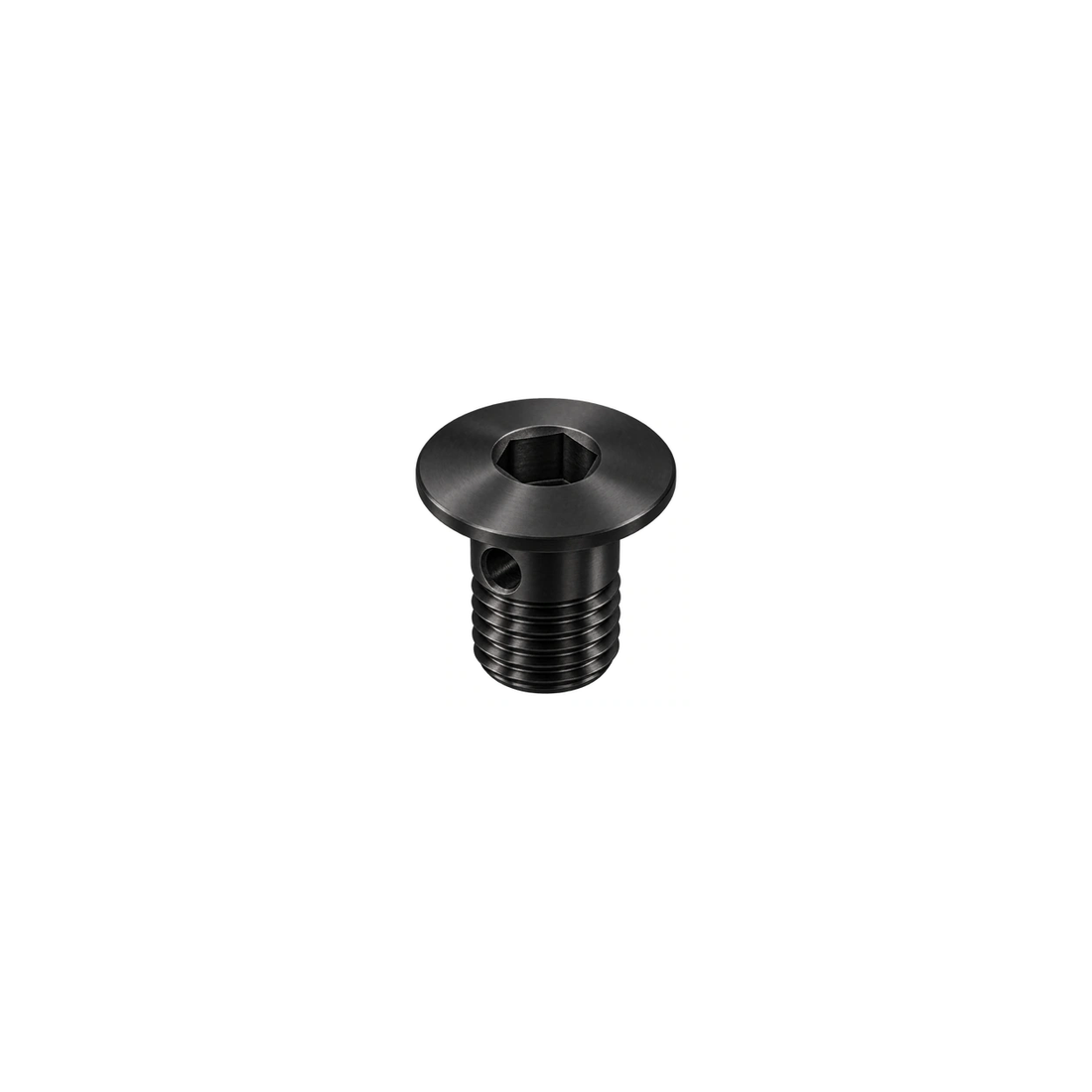 Titanium Shimano R9270 Bleed Boss Cap — Raw Titanium