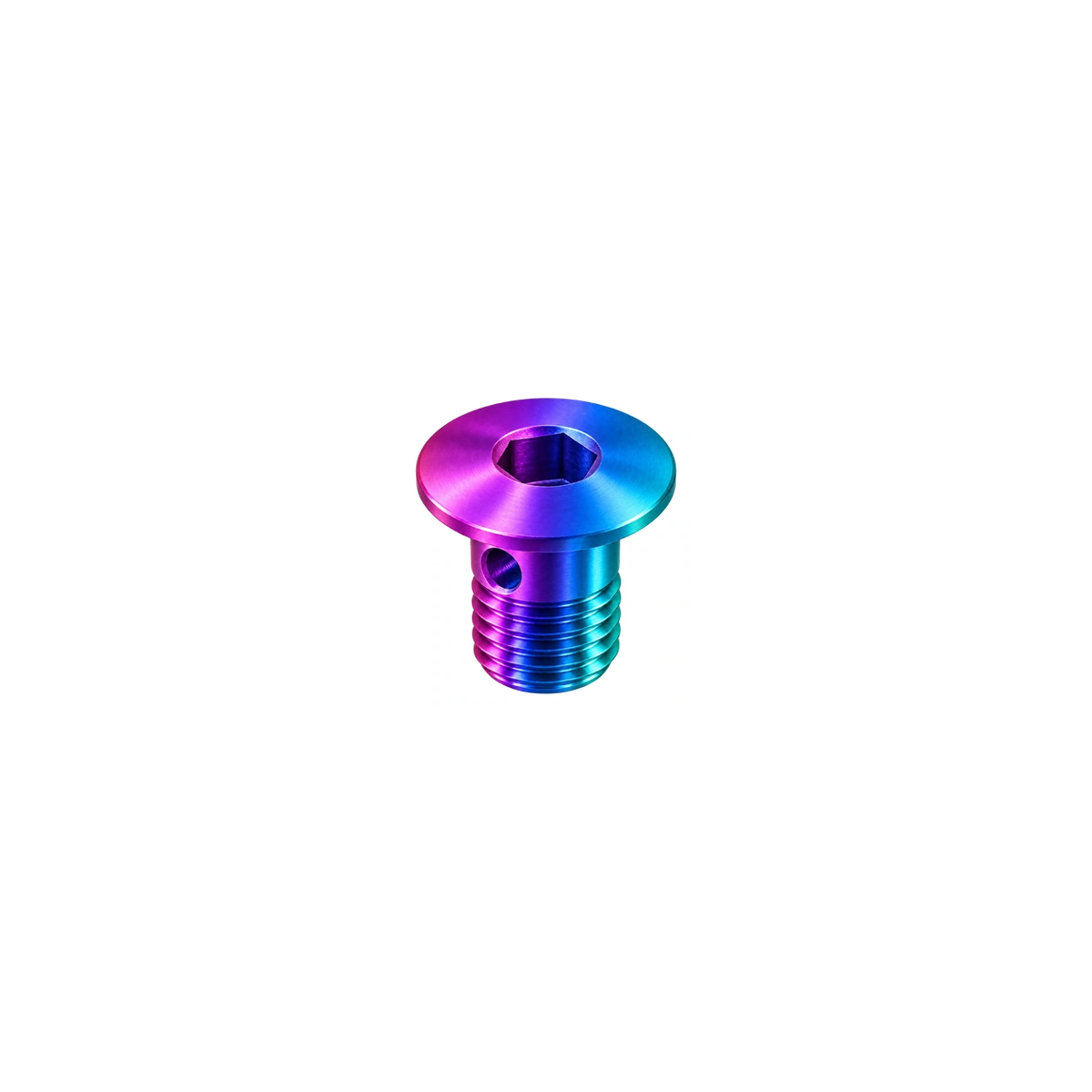 Titanium Shimano R9270 Bleed Boss Cap — Candy Gloss