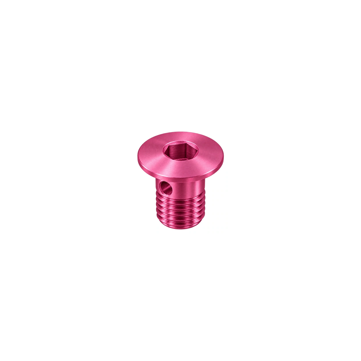 Titanium Shimano R9270 Bleed Boss Cap — Champagne Pink