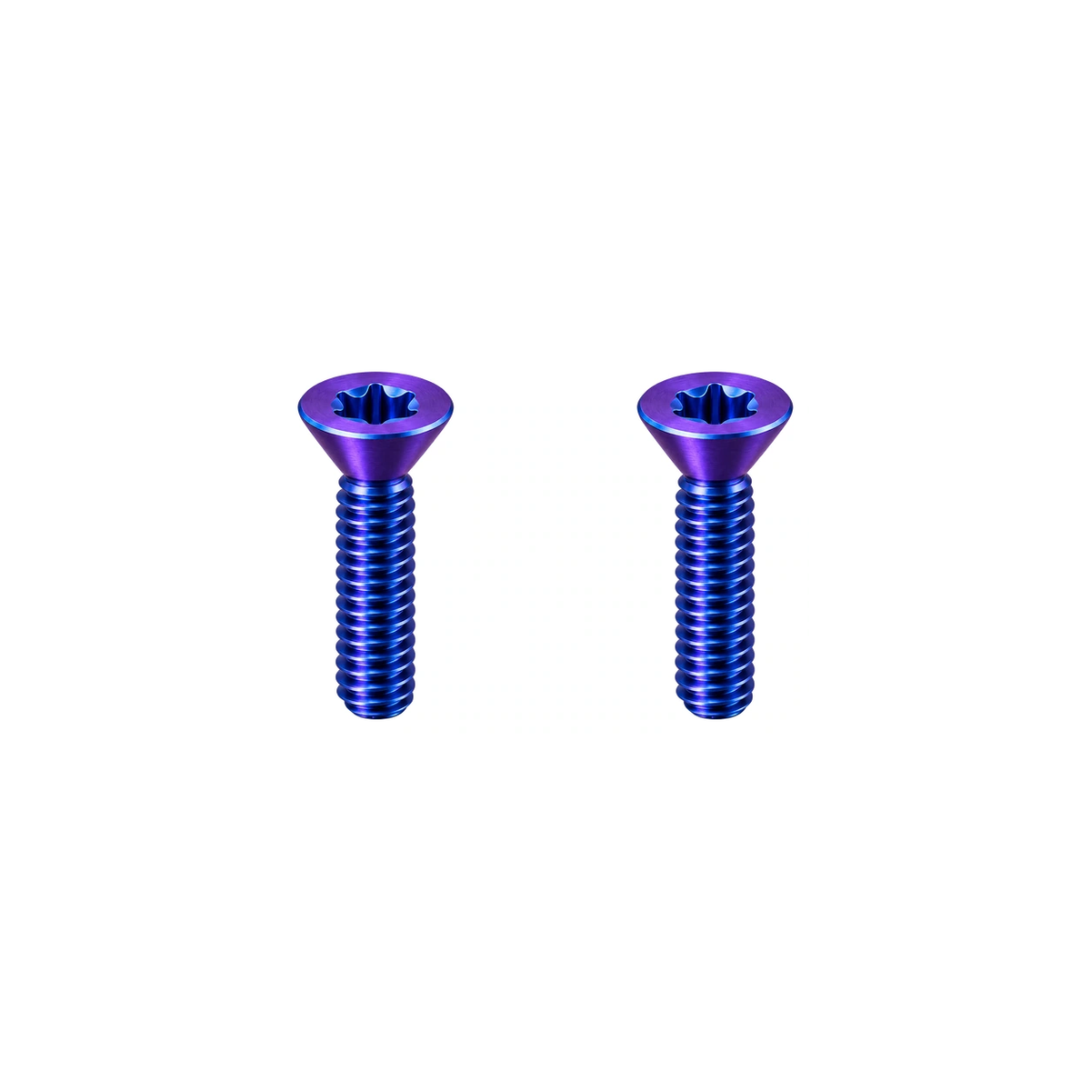 Titanium Computer Mount Base Screws – M3 / Roval M4 — Blue Purple