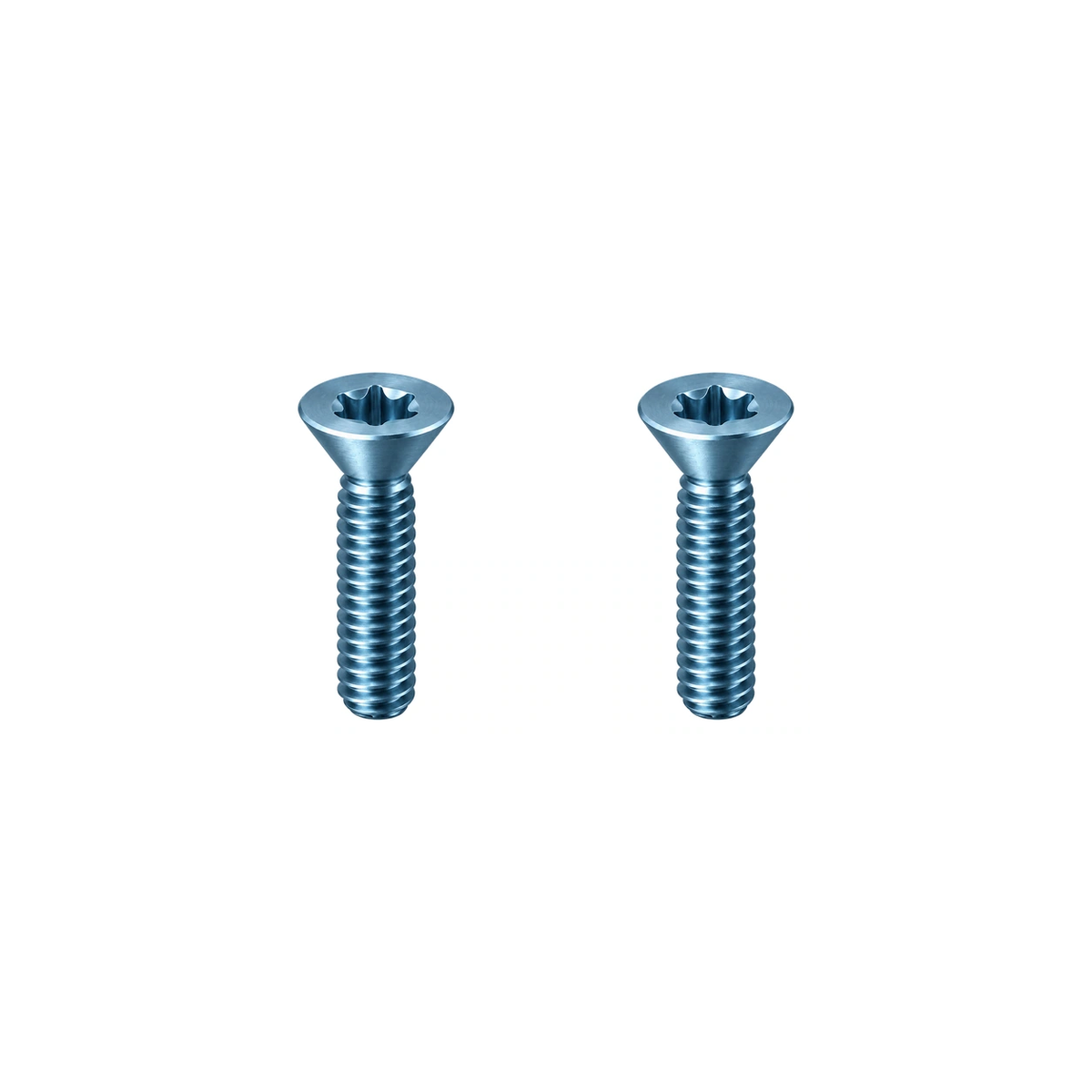 Titanium Computer Mount Base Screws – M3 / Roval M4 — Ice Blue
