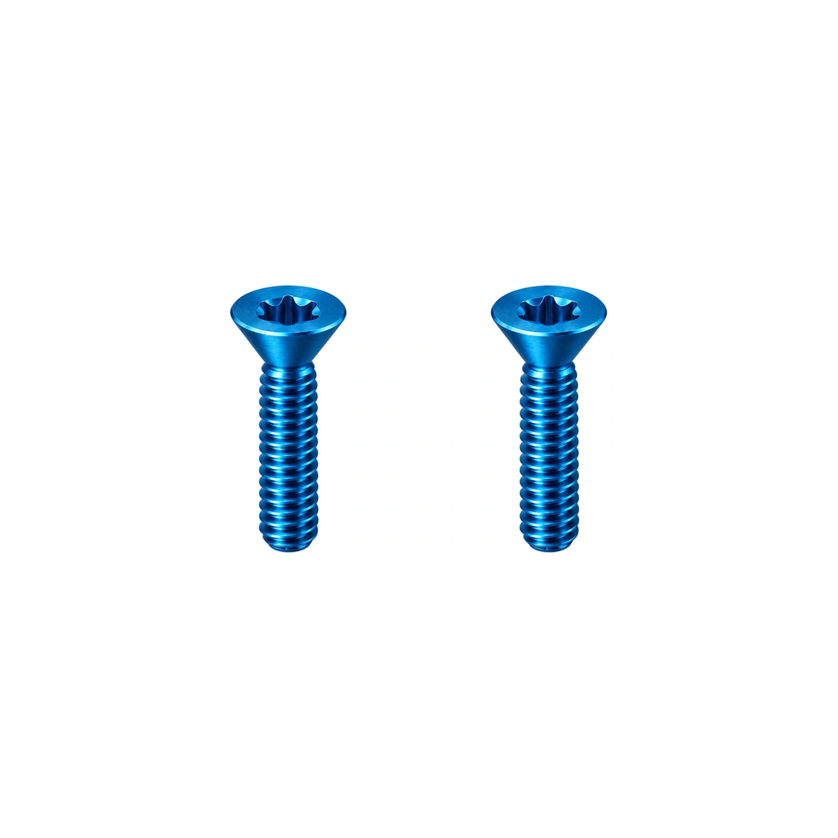 Titanium Computer Mount Base Screws – M3 / Roval M4 — Aqua Blue