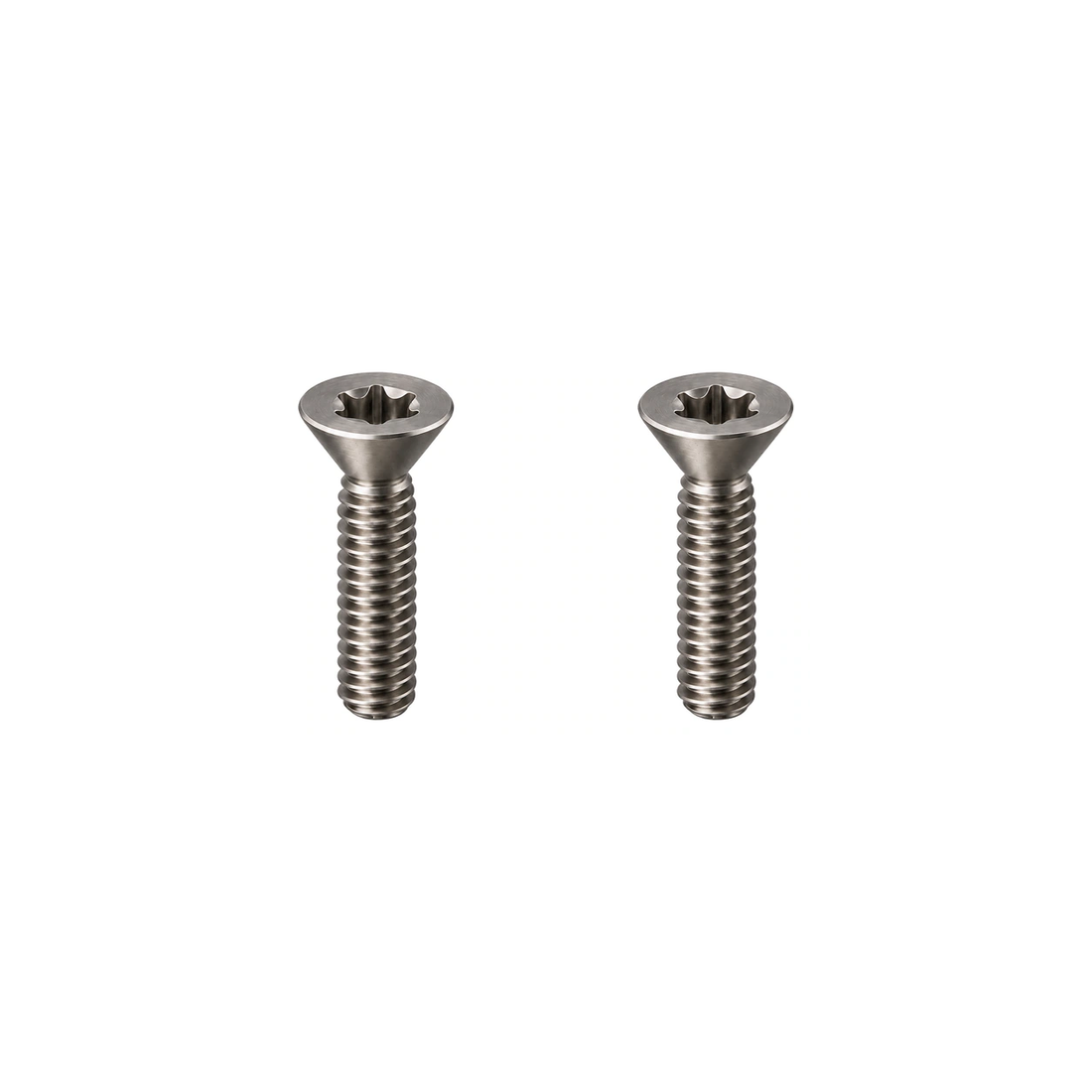 Titanium Computer Mount Base Screws – M3 / Roval M4 — Raw Titanium