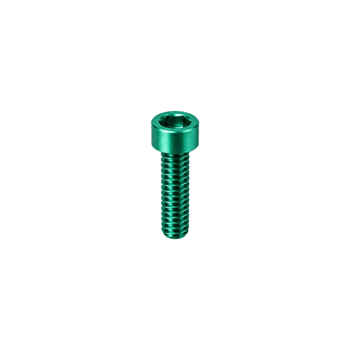Titanium RockShox Fork Cable Clamp Bolts — Green