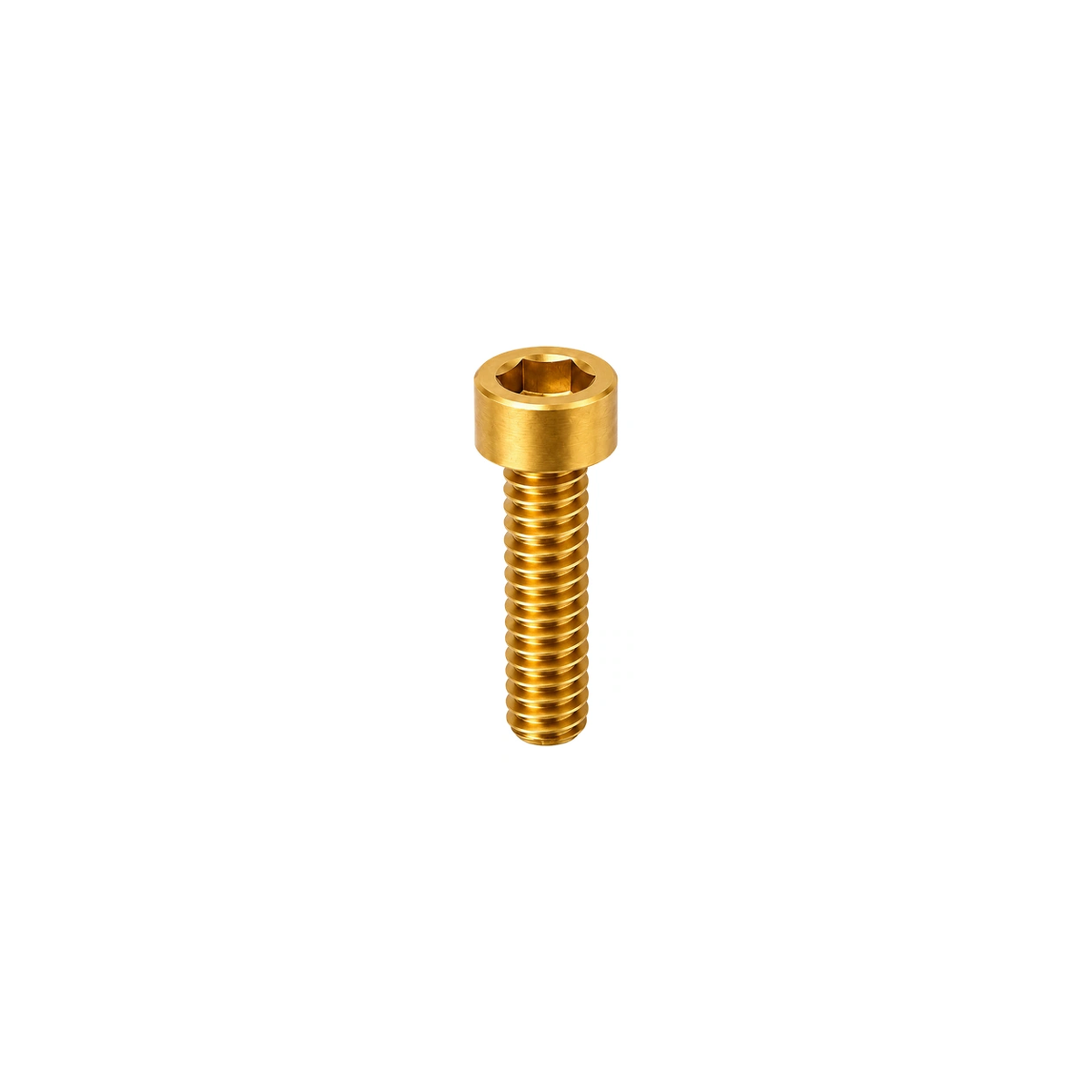 Titanium RockShox Fork Cable Clamp Bolts — Gold
