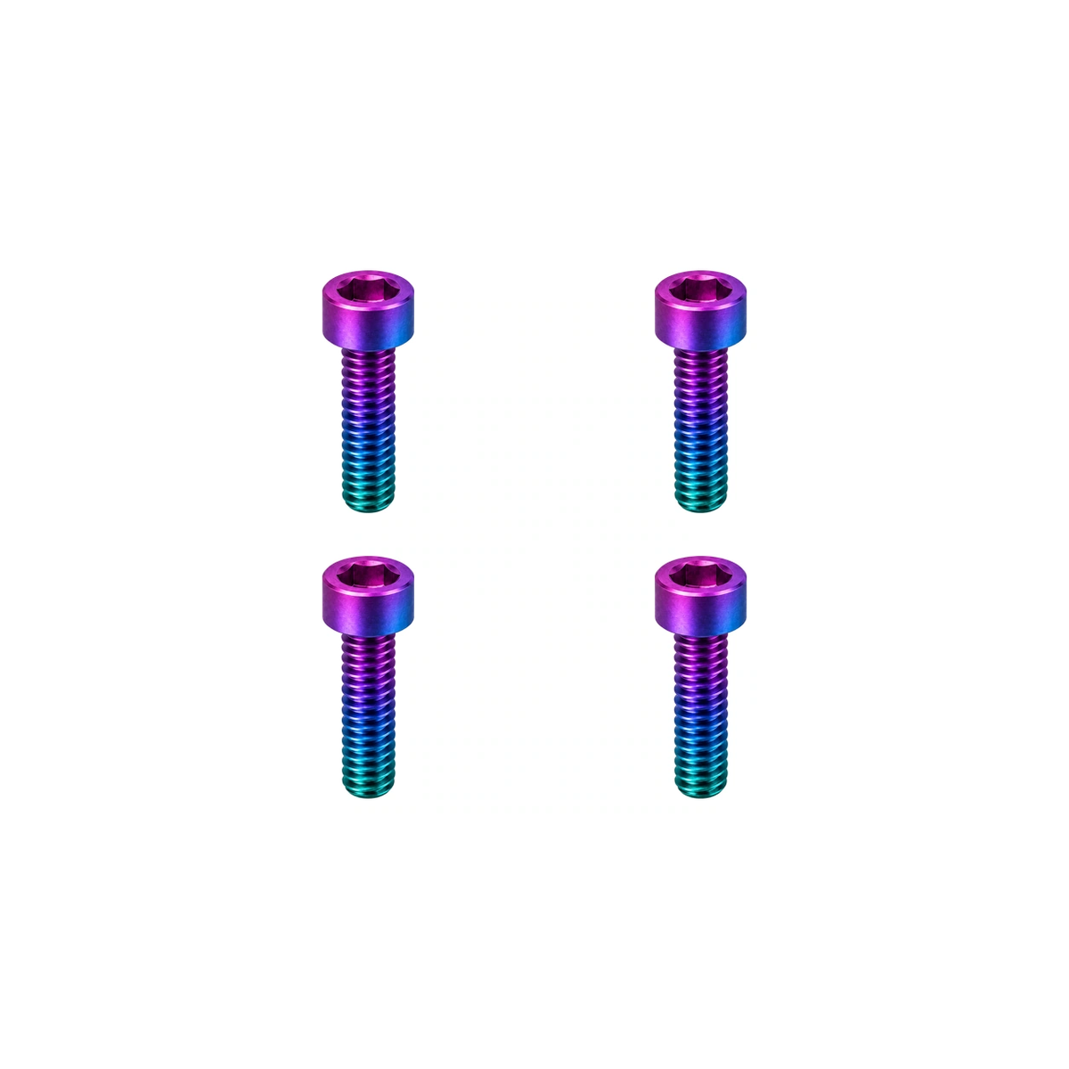 Titanium XShifter Pod Bolt Sets — Candy Matte