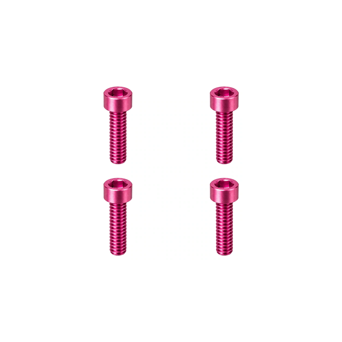 Titanium XShifter Pod Bolt Sets — Champagne Pink