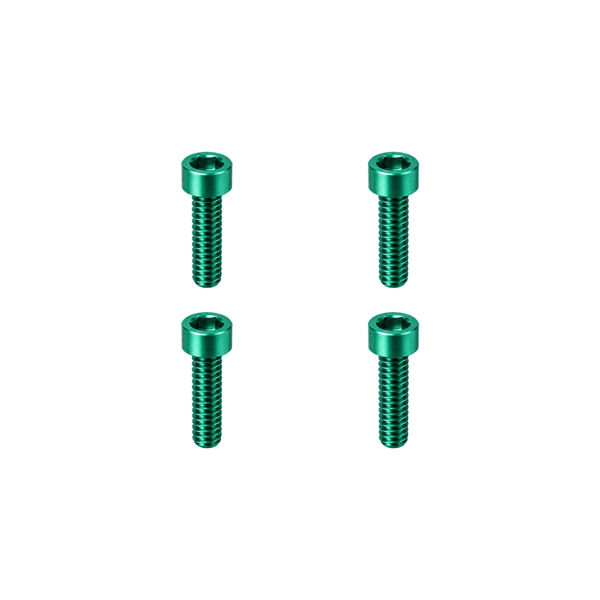 Titanium XShifter Pod Bolt Sets — Green