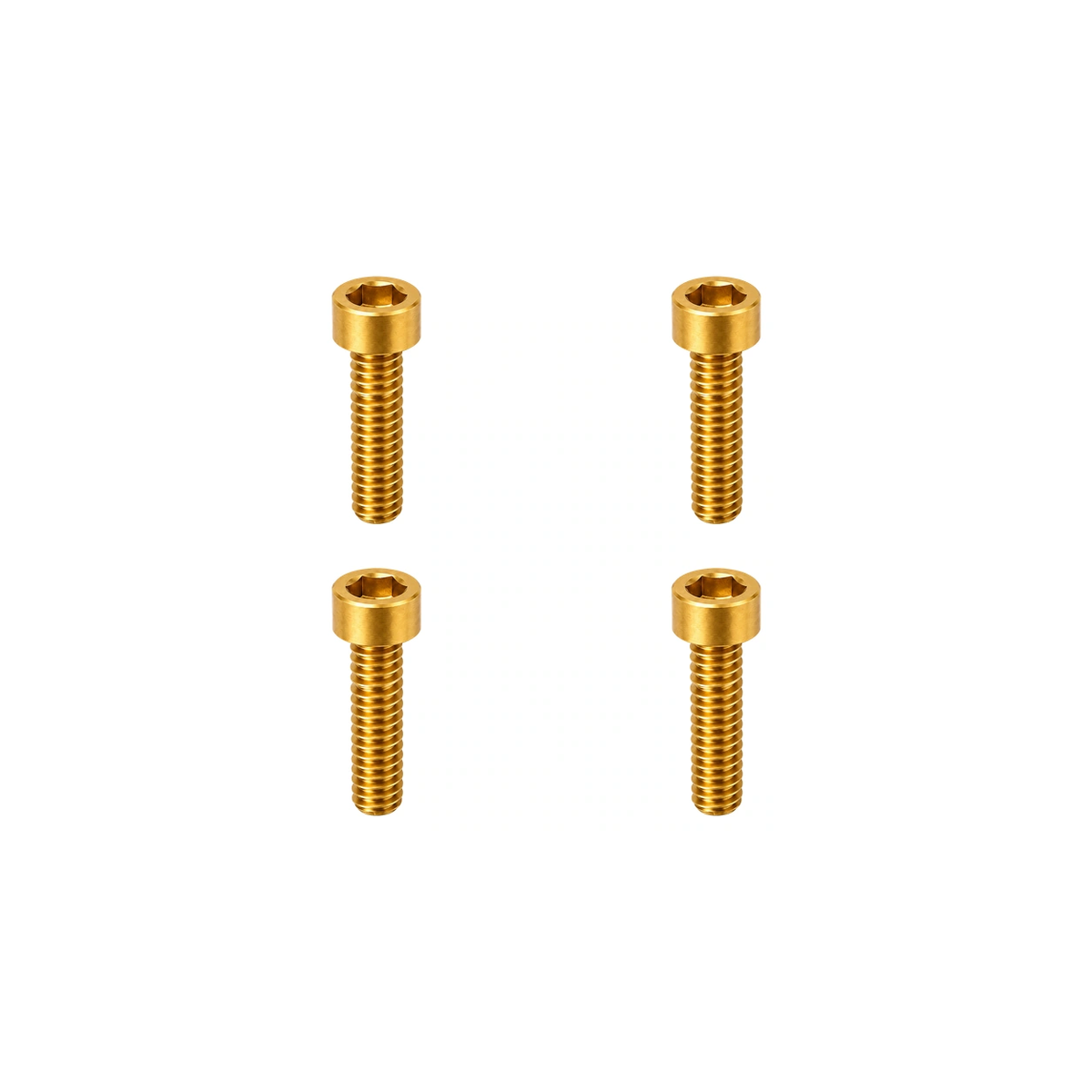 Titanium XShifter Pod Bolt Sets — Gold