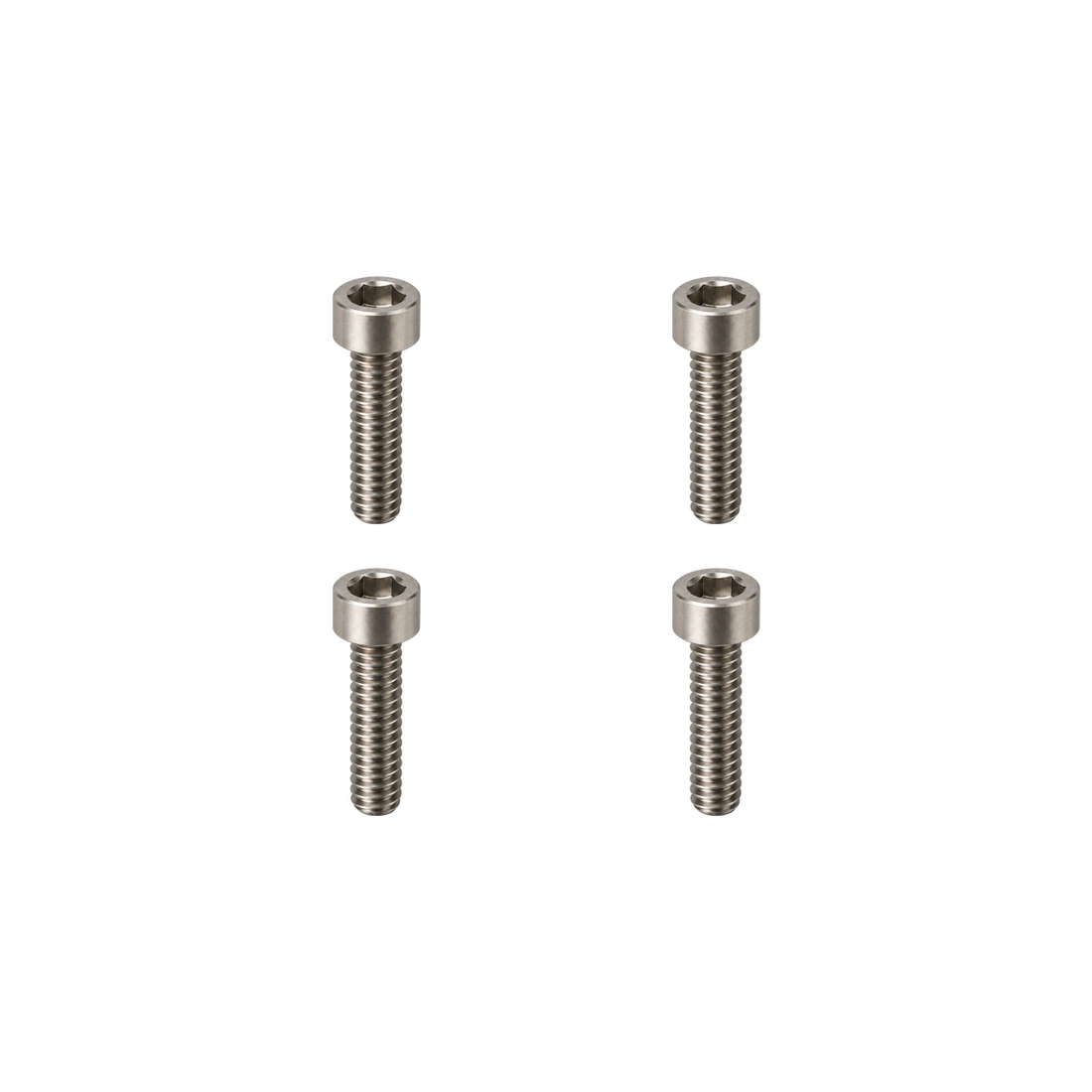 Titanium XShifter Pod Bolt Sets — Raw Titanium