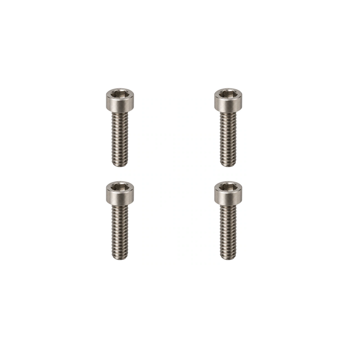Titanium XShifter Pod Bolt Sets — Raw Titanium