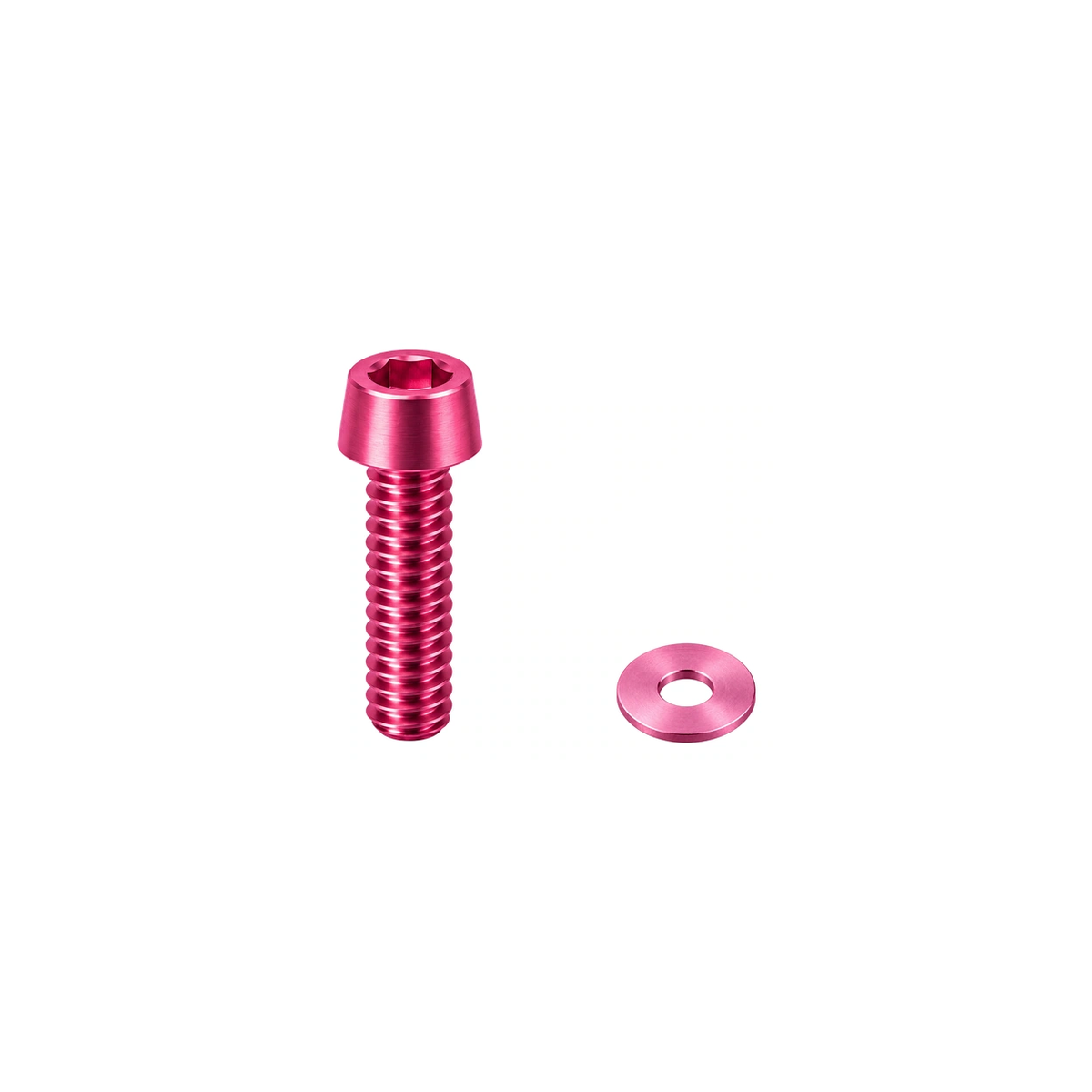 Titanium Shimano Brake Lever Clamp Bolts — Champagne Pink