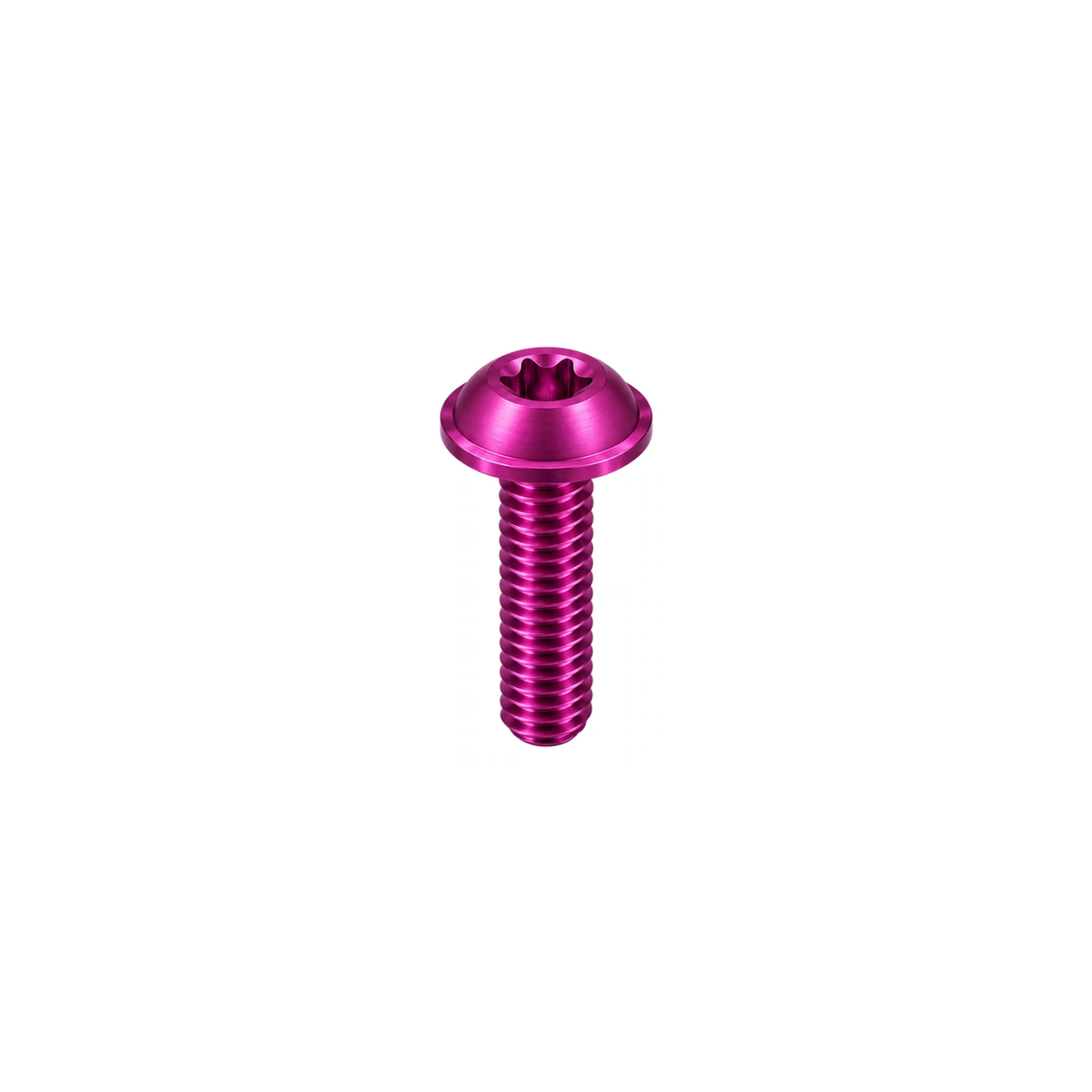 Titanium Fox Top-Cap Damper Dial Bolt — Magenta