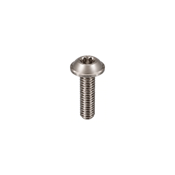 Titanium Fox Top-Cap Damper Dial Bolt — Raw Titanium