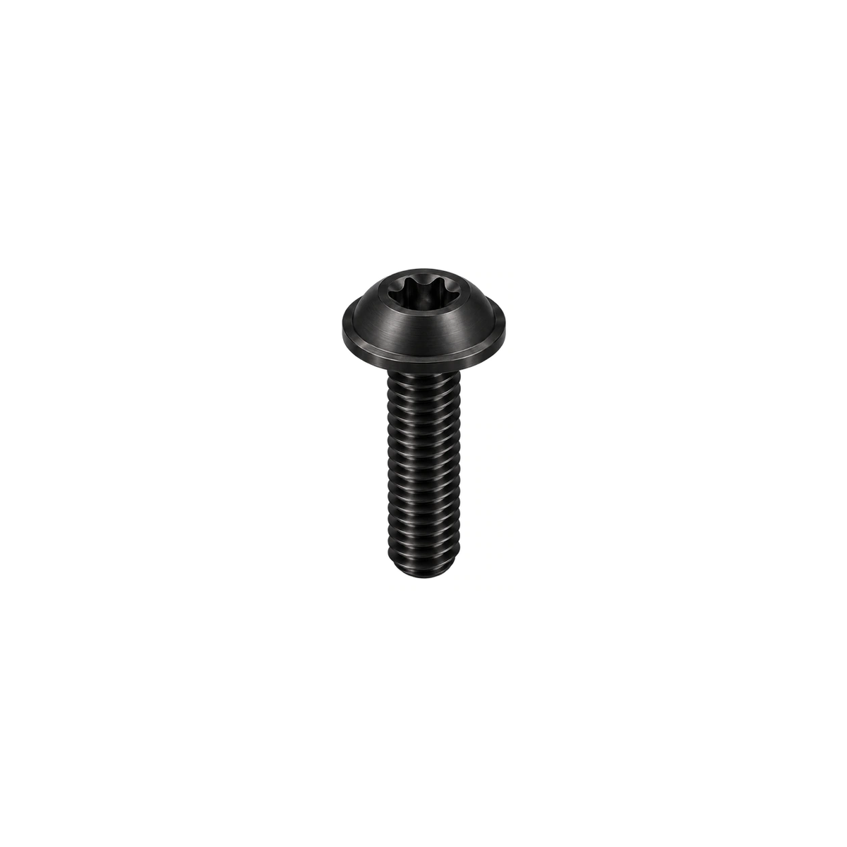 Titanium Fox Top-Cap Damper Dial Bolt — Black