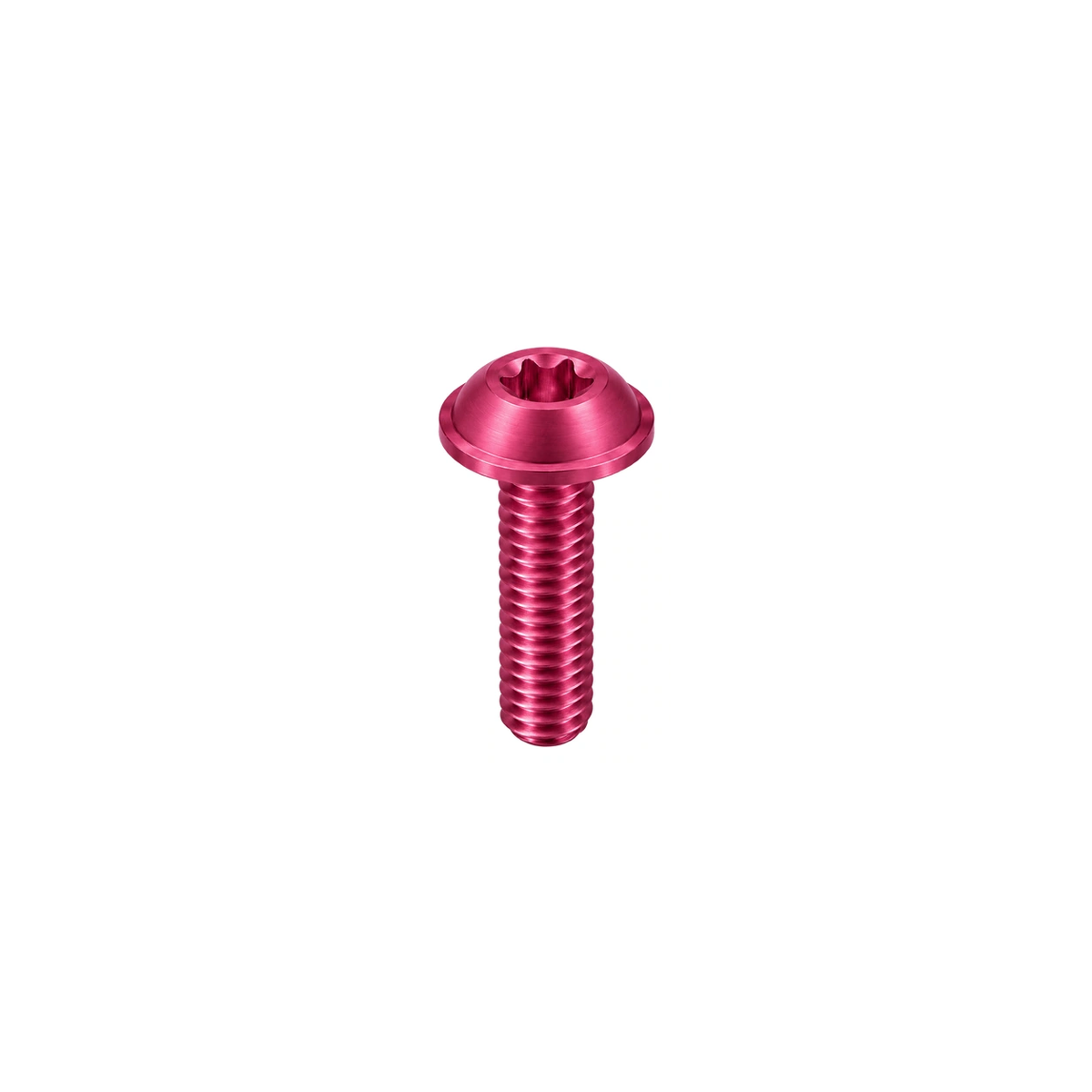 Titanium Fox Top-Cap Damper Dial Bolt — Champagne Pink