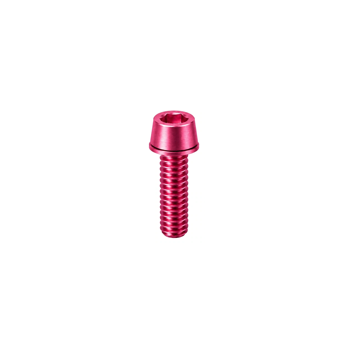 Titanium Yeti Seat Collar Bolts — Champagne Pink