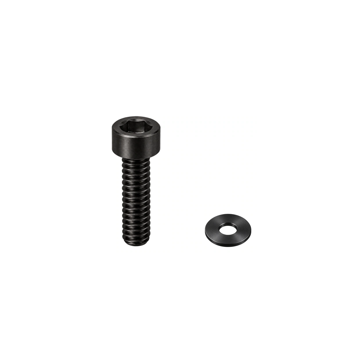 Titanium Yeti Seat Collar Bolts — Black