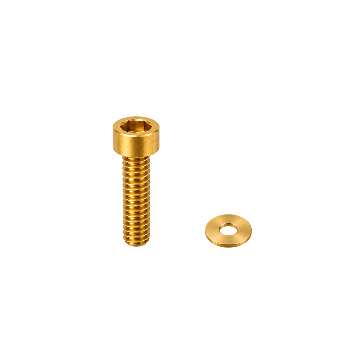 Titanium Yeti Seat Collar Bolts — Gold
